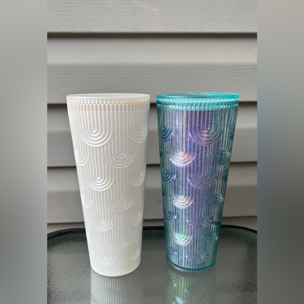 Starbucks Cold Cup Tumbler Venti 24 Oz Set Of 2 - Picture 2 of 8